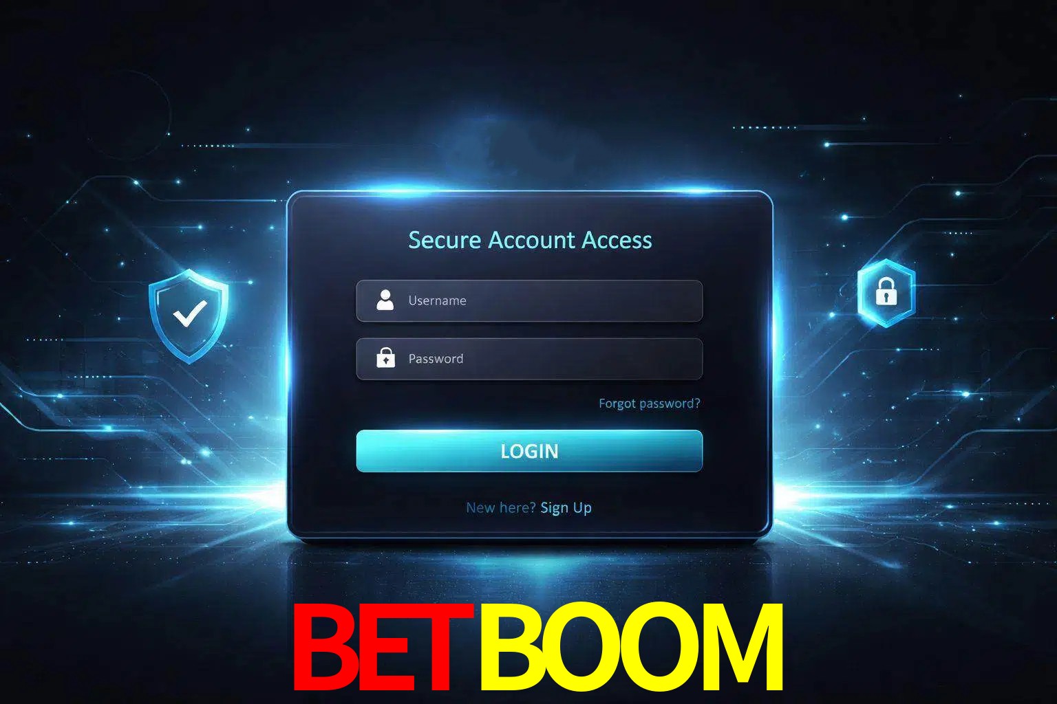 Pantalla de inicio de sesión de cuenta BETBOOM para usuarios en México