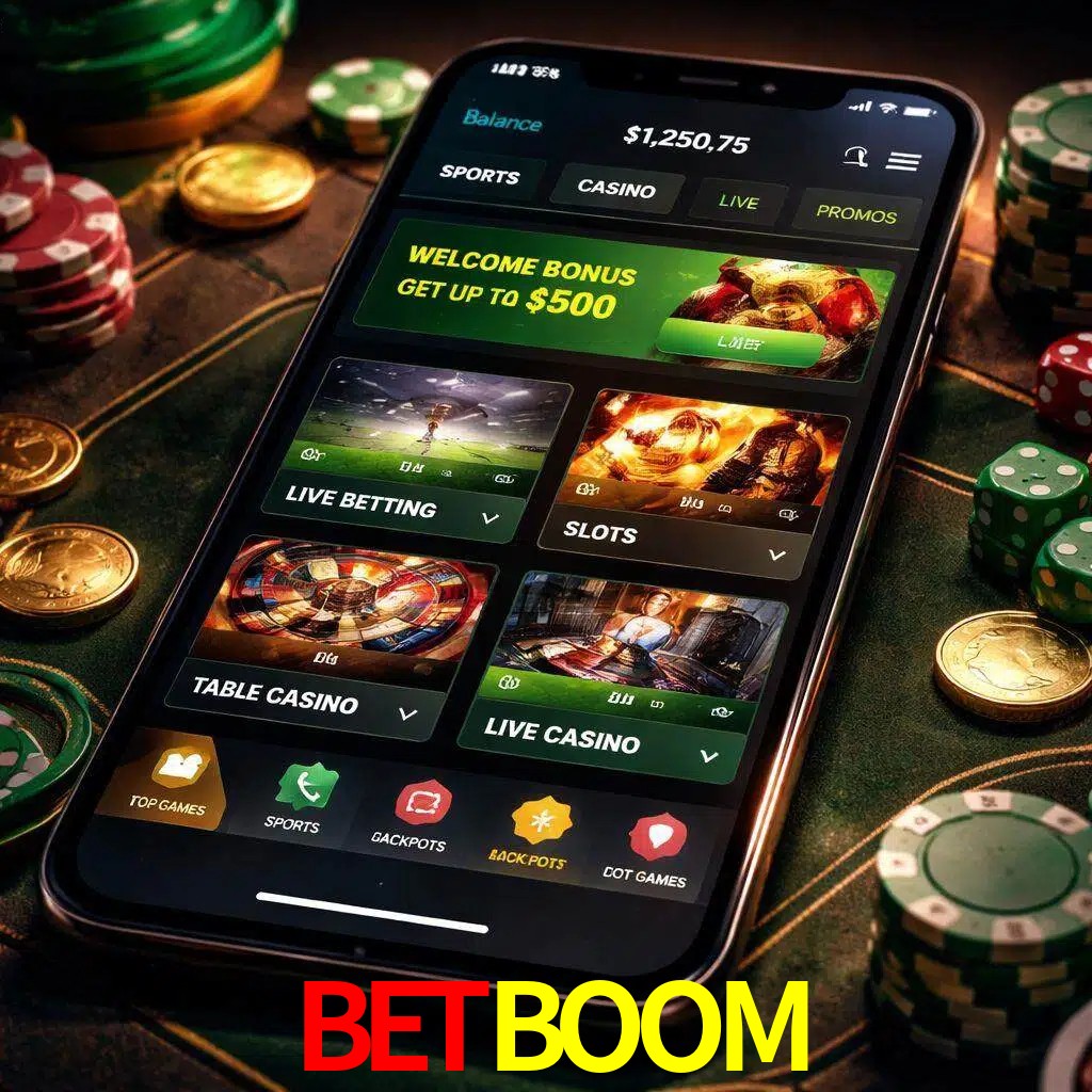 Diseño de juegos móviles BETBOOM para usuarios en México